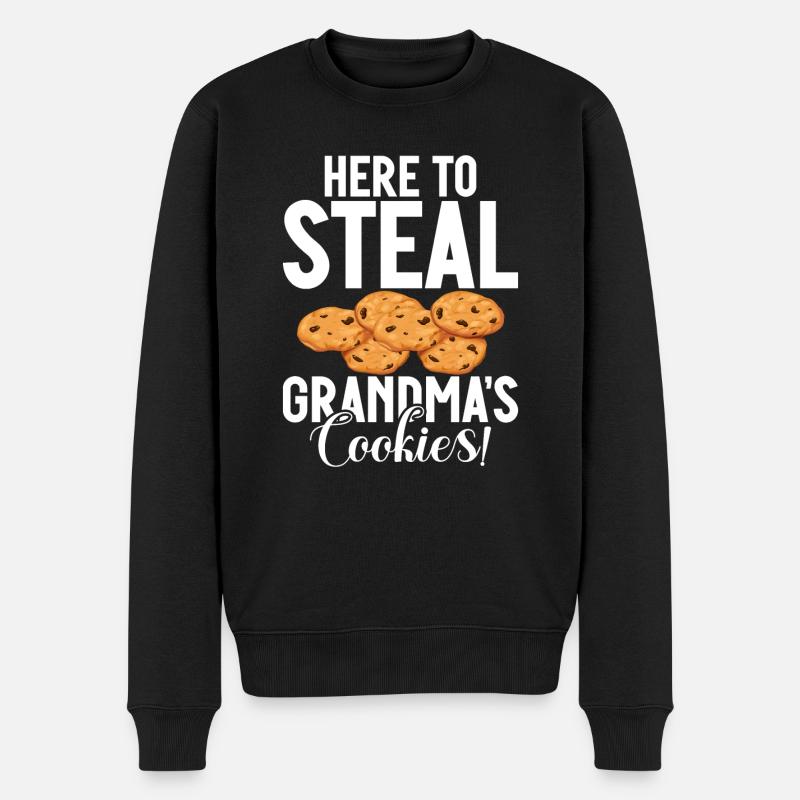 Cadeaux de petite-fille - Pull Premium bio Homme - noir