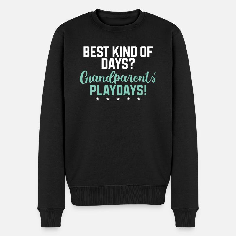 Cadeaux pour les petites-filles - Pull Premium bio Homme - noir