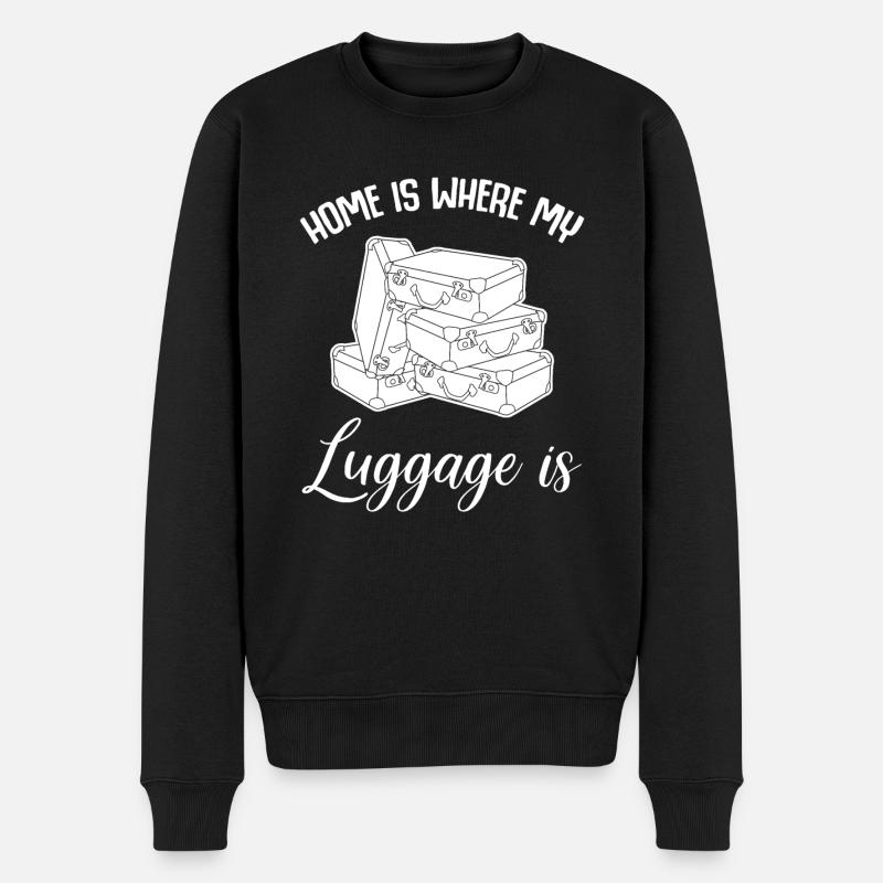 Bagages de vacances Valise Voyage - Pull Premium bio Homme - noir