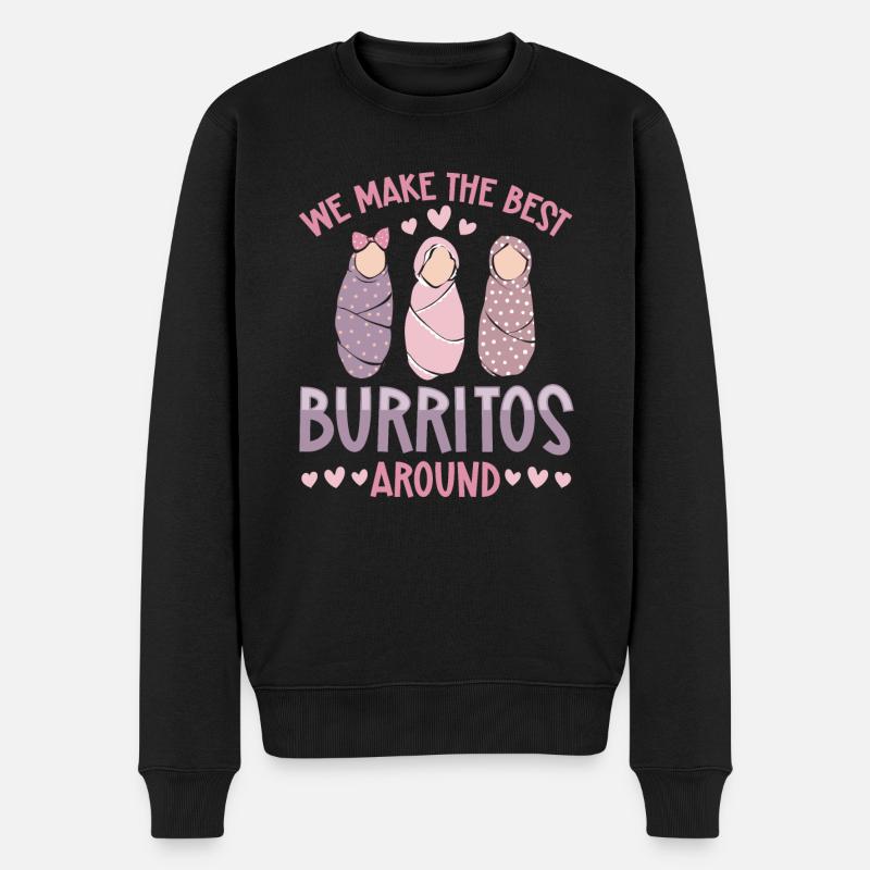 Infirmière Bébé Maternité Infirmière - Pull Premium bio Homme - noir