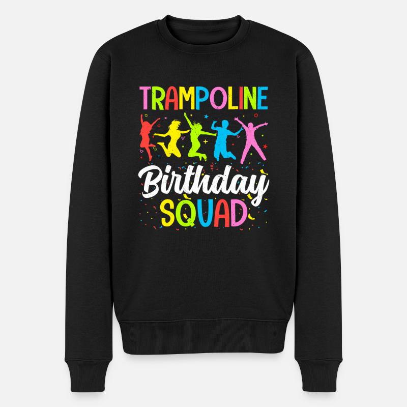 Fête d’anniversaire trampoline - Pull Premium bio Homme - noir