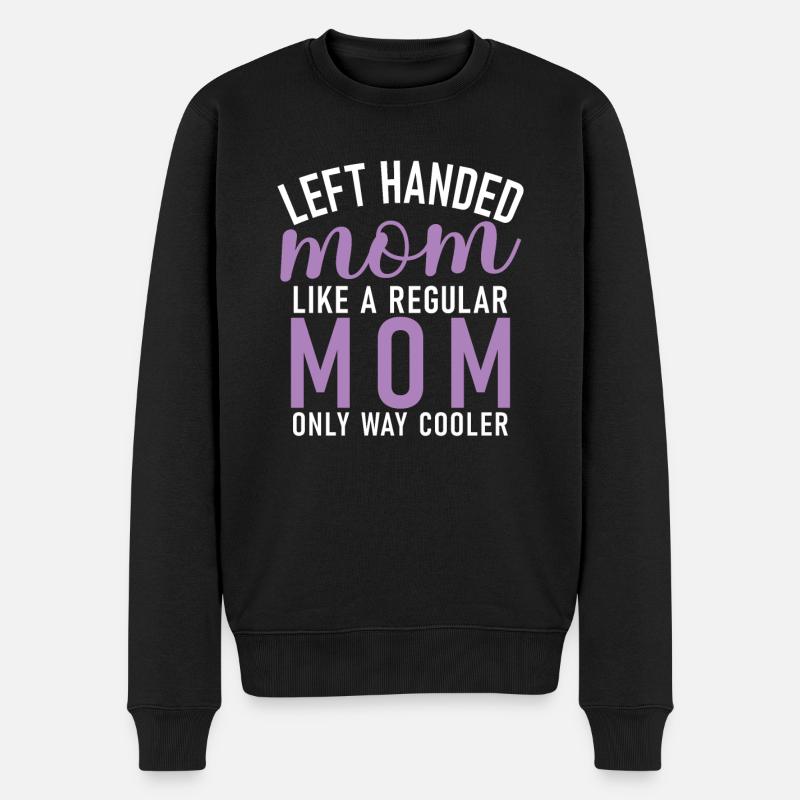 Left Handers Gifts - Männer Premium Bio Pullover - Schwarz