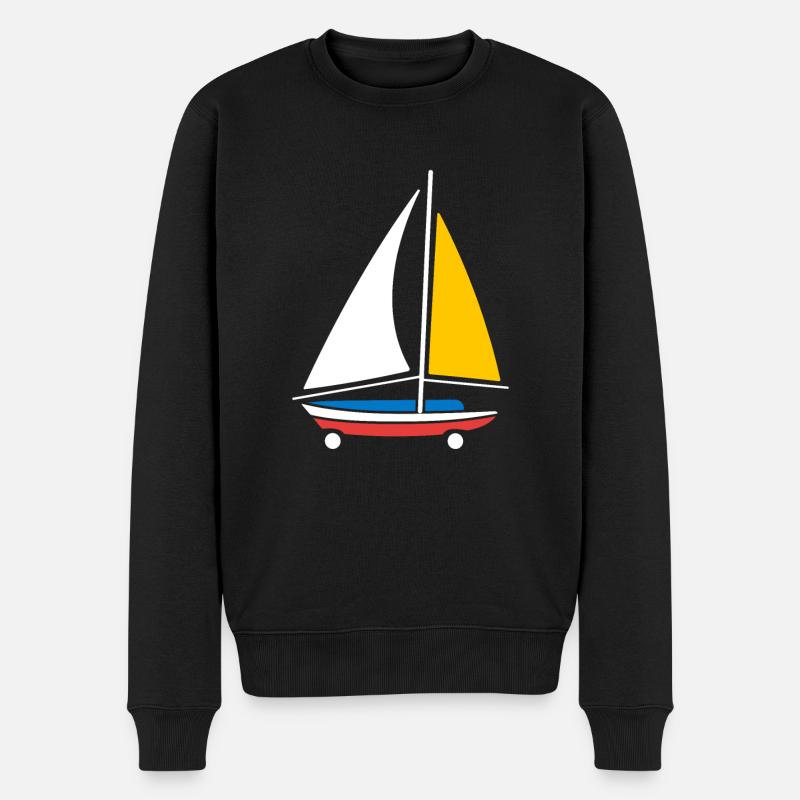 Char à voile - Pull Premium bio Homme - noir