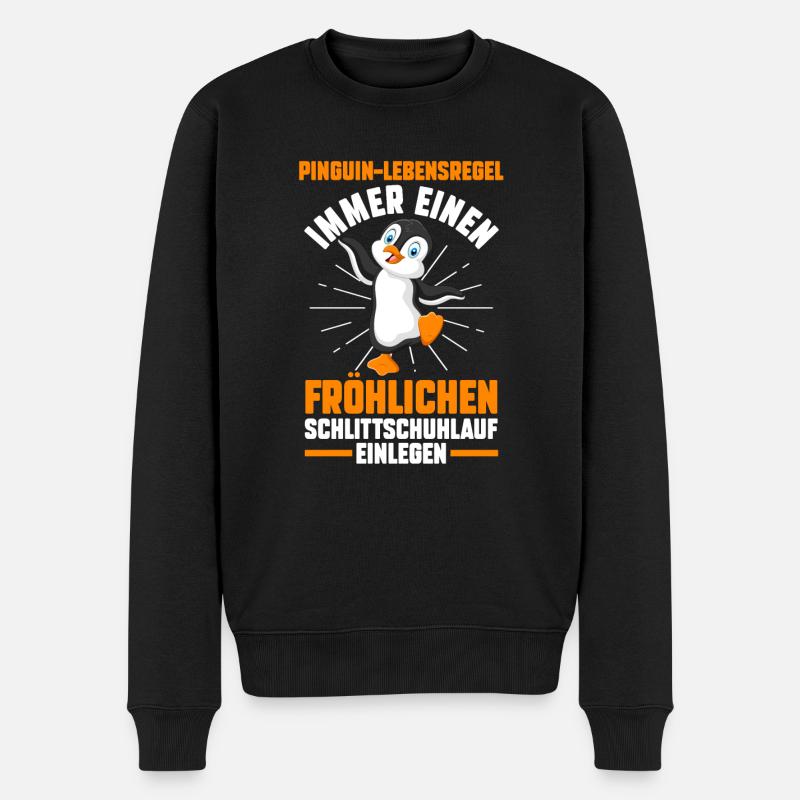 Pingouin mignon - Pull Premium bio Homme - noir