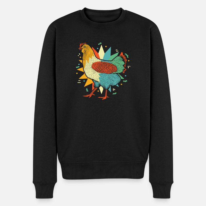 Poule de poulet - Pull Premium bio Homme - noir