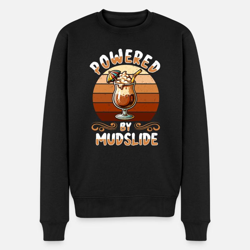 Mudslide Cocktail - Männer Premium Bio Pullover - Schwarz