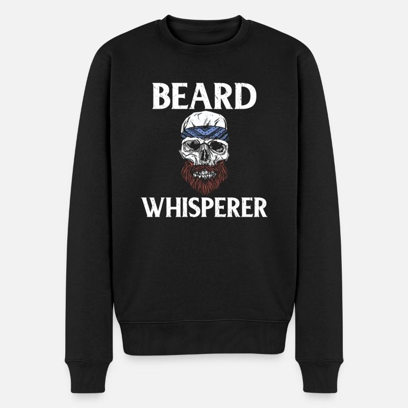 Giftidea Beard Men - Männer Premium Bio Pullover - Schwarz