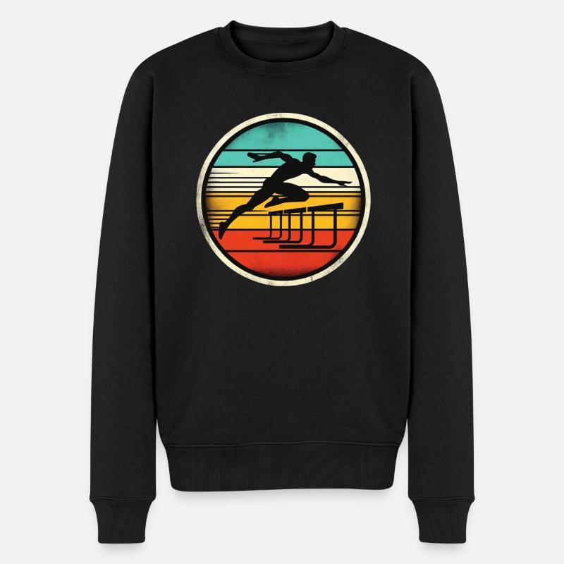 Sprinter de haies - Pull Premium bio Homme - noir