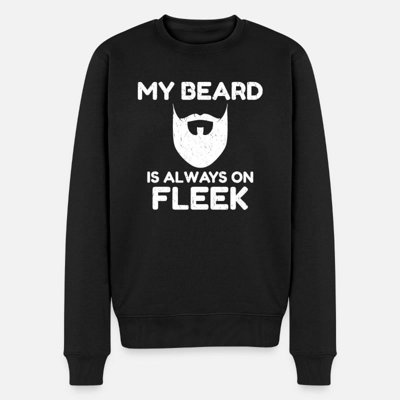 Giftidea Beard Men - Men's Premium Organic Jumper - black