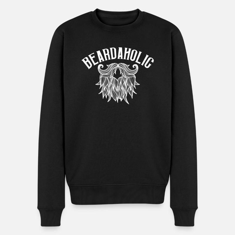 Giftidea Beard Men - Männer Premium Bio Pullover - Schwarz
