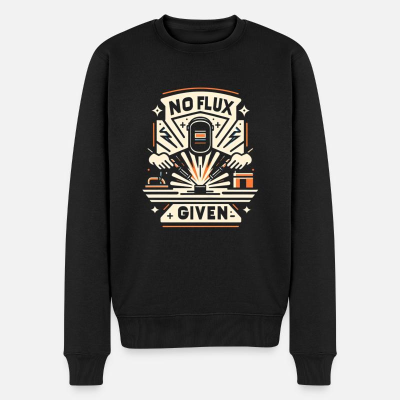 No Flux Given 16 - Männer Premium Bio Pullover - Schwarz