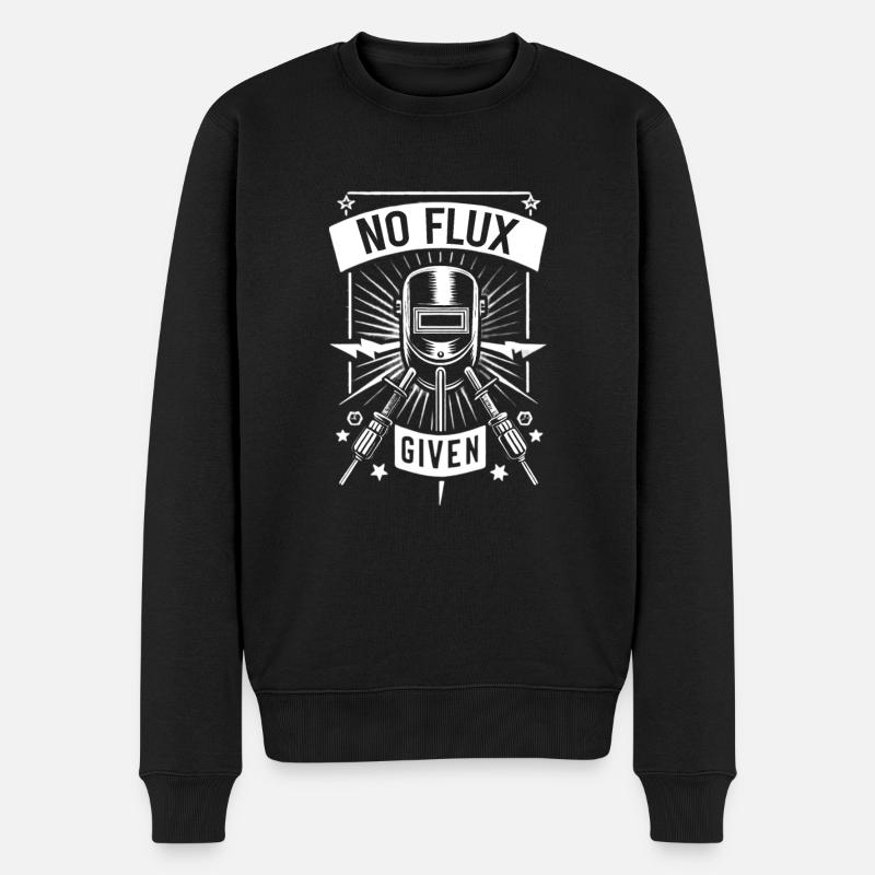 No Flux Given 19 - Männer Premium Bio Pullover - Schwarz