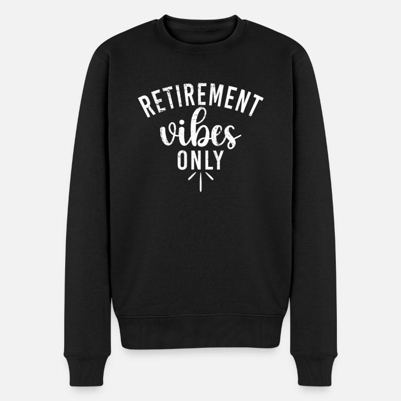 Retirement Gifts - Männer Premium Bio Pullover - Schwarz