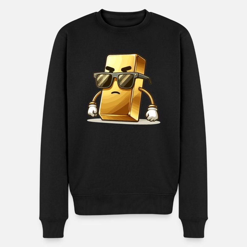 Gold Trader Forex Trader XAUUSD Trader - Männer Premium Bio Pullover - Schwarz