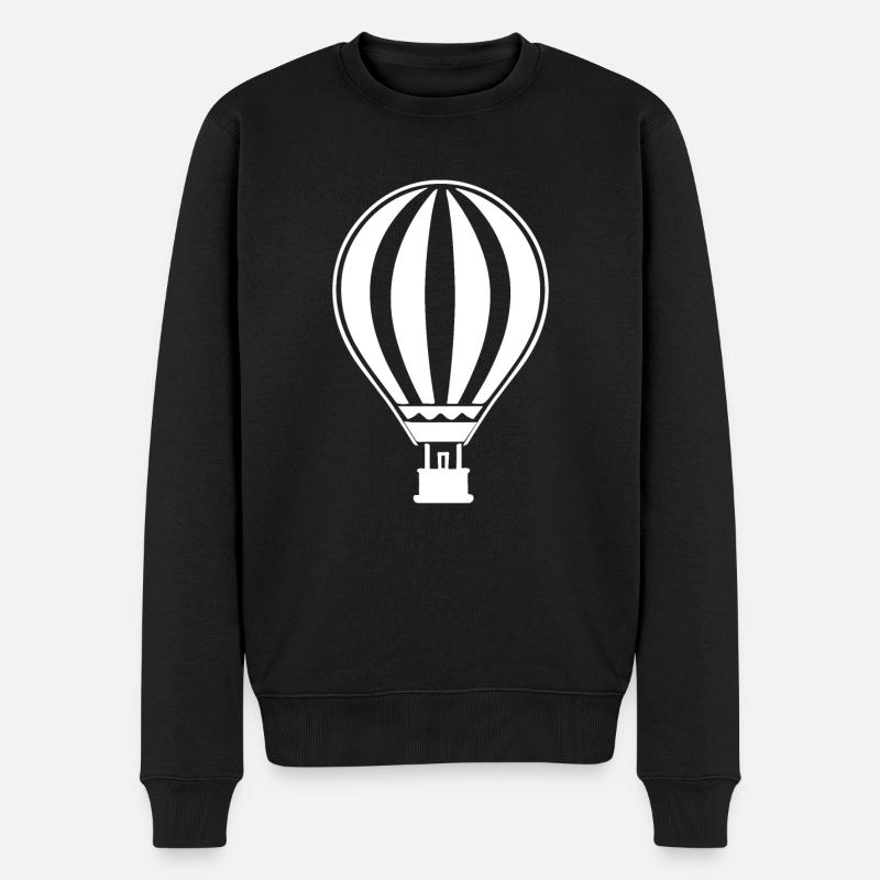 Luftballon - Männer Premium Bio Pullover - Schwarz
