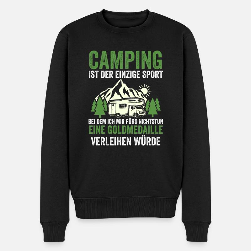 Camping-car Camping-car Camping Camping - Pull Premium bio Homme - noir