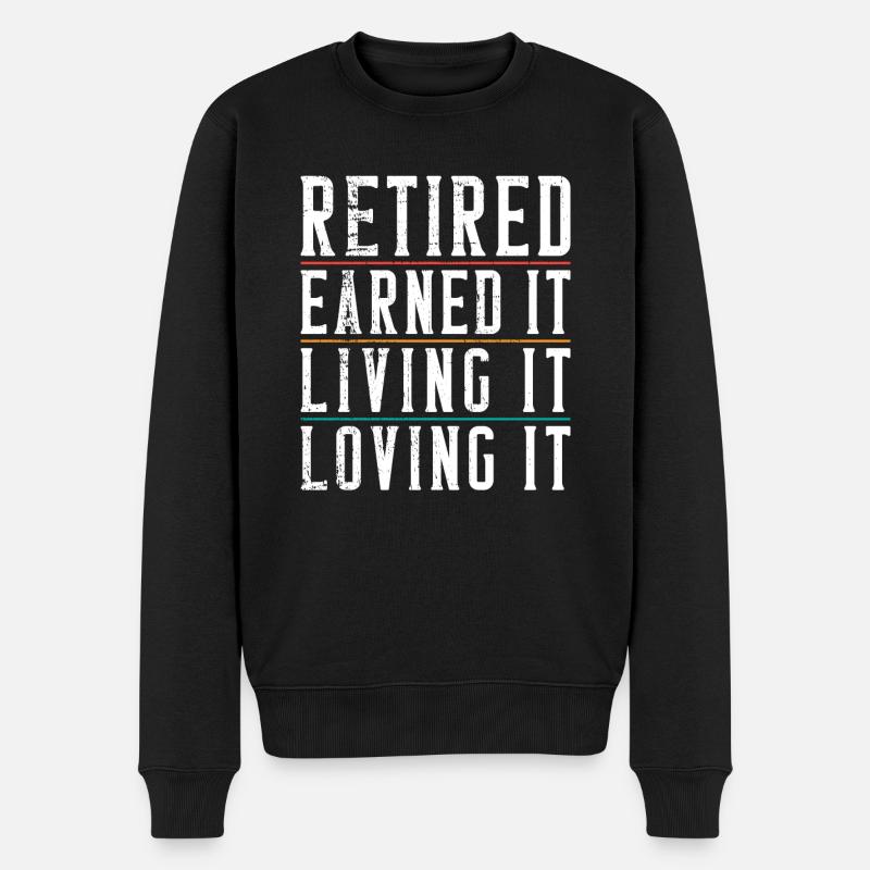Cadeaux de retraite - Pull Premium bio Homme - noir