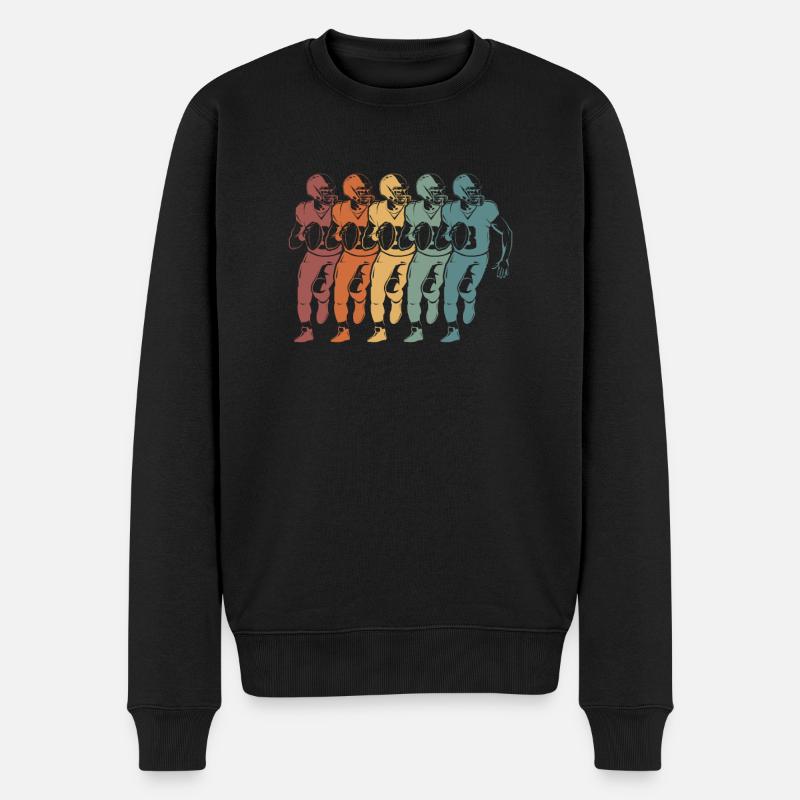 Football américain - Pull Premium bio Homme - noir