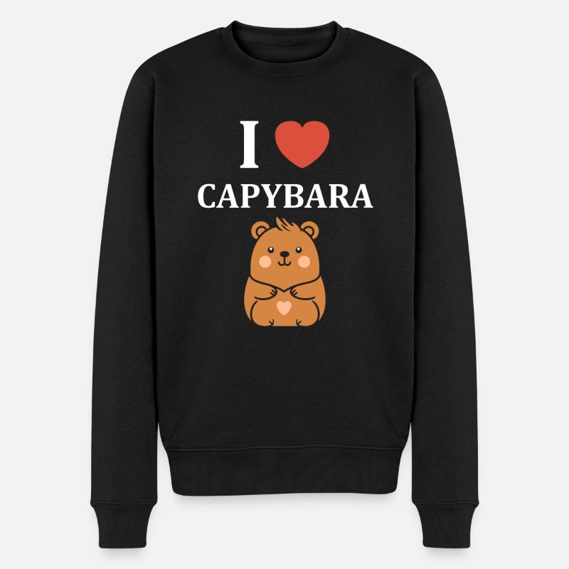 Humour Capybara - Pull Premium bio Homme - noir
