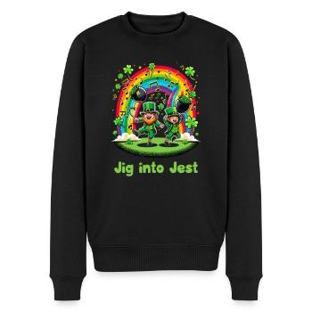 Irish Dancing Ireland Outfit Irish Music - Männer Premium Bio Pullover - Schwarz - Vorne - Nico (187cm)
