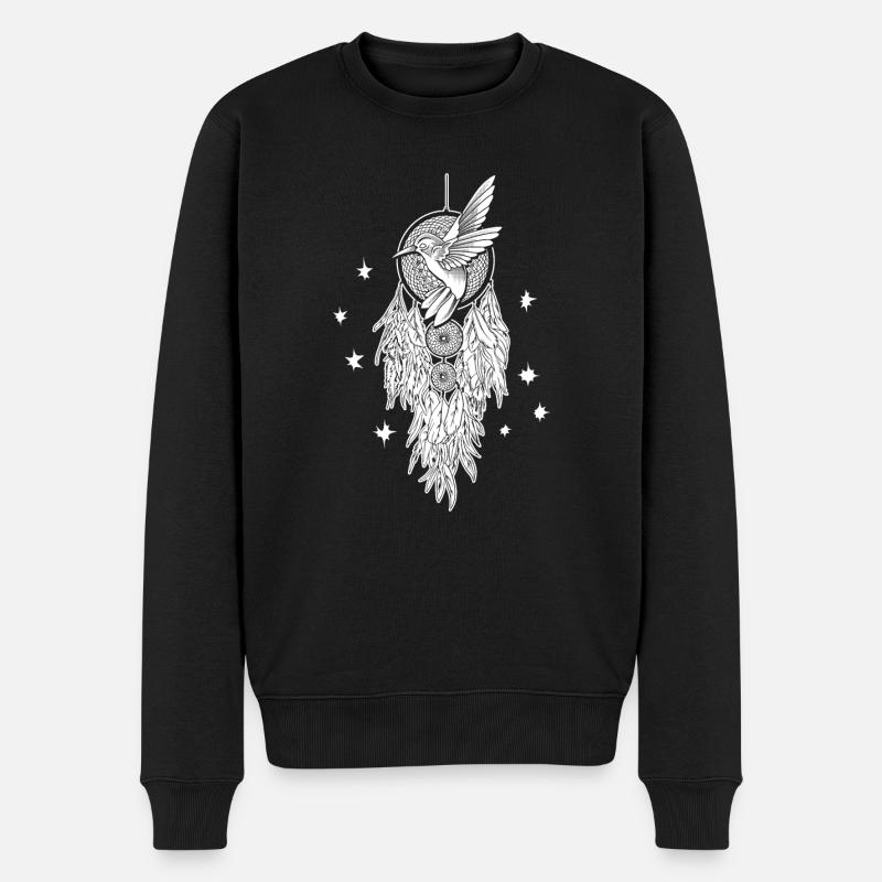 Colibri Dream Catcher - Pull Premium bio Homme - noir