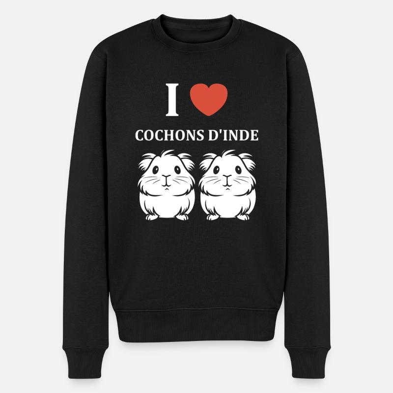 Humour cochon d'ine - Pull Premium bio Homme - noir