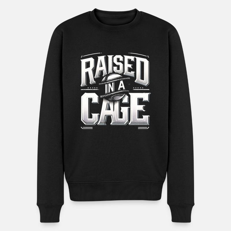 Élevé dans une cage 20 - Pull Premium bio Homme - noir