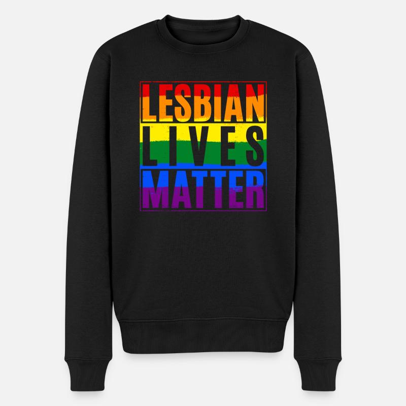 Cadeaux Lesbiens - Pull Premium bio Homme - noir