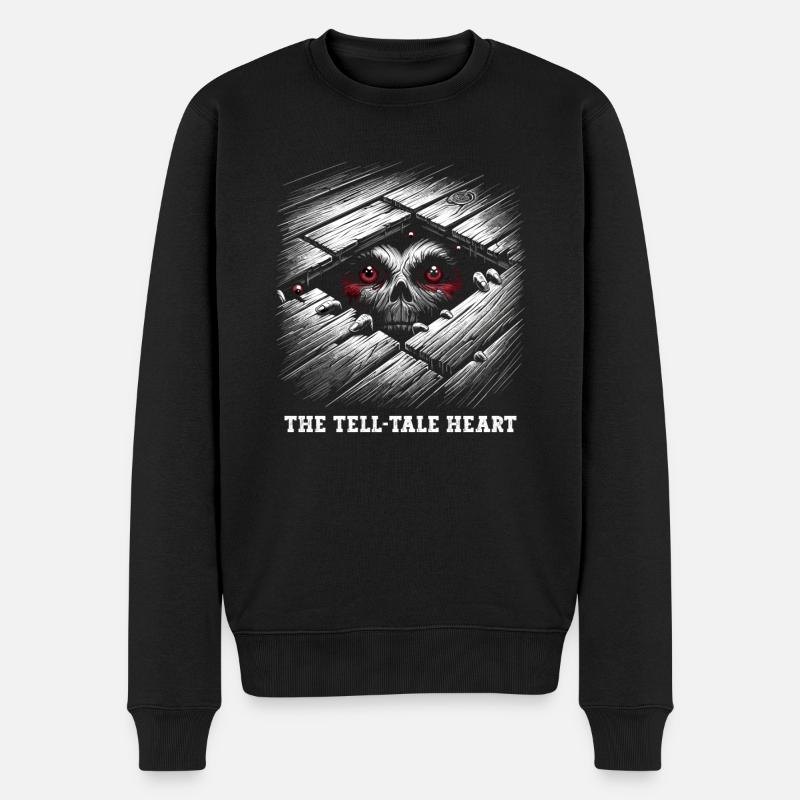 Fan d’Edgar Allan Poe, Littérature classique, - Pull Premium bio Homme - noir