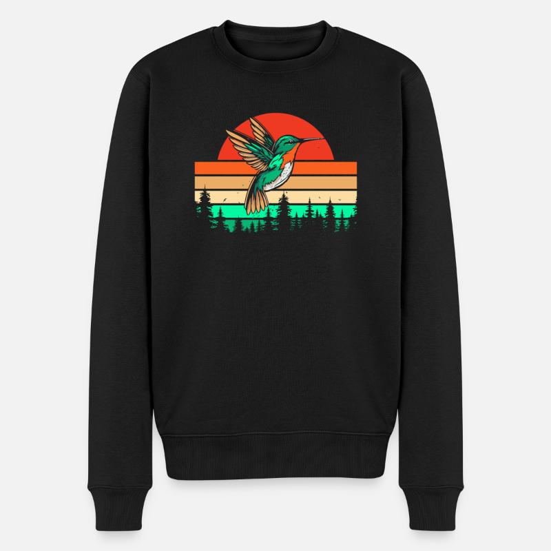 Colibri - Pull Premium bio Homme - noir