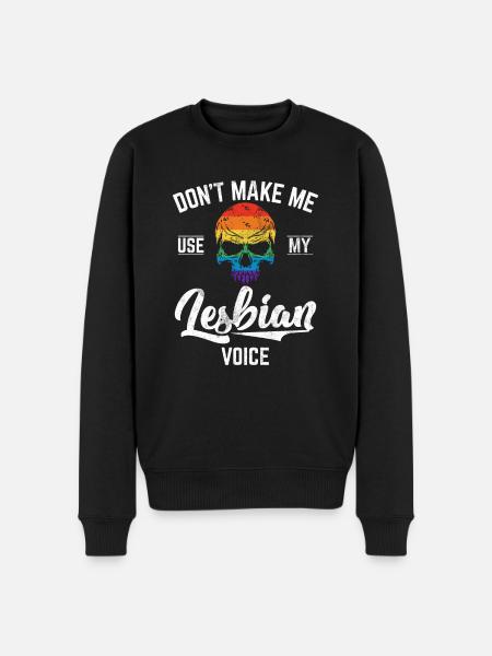 Lesbian Gifts - Men's Premium Organic Jumper - black