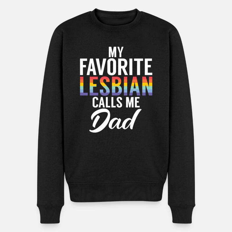 Cadeaux Lesbiens - Pull Premium bio Homme - noir