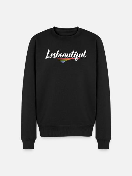 Lesbian Gifts - Männer Premium Bio Pullover - Schwarz