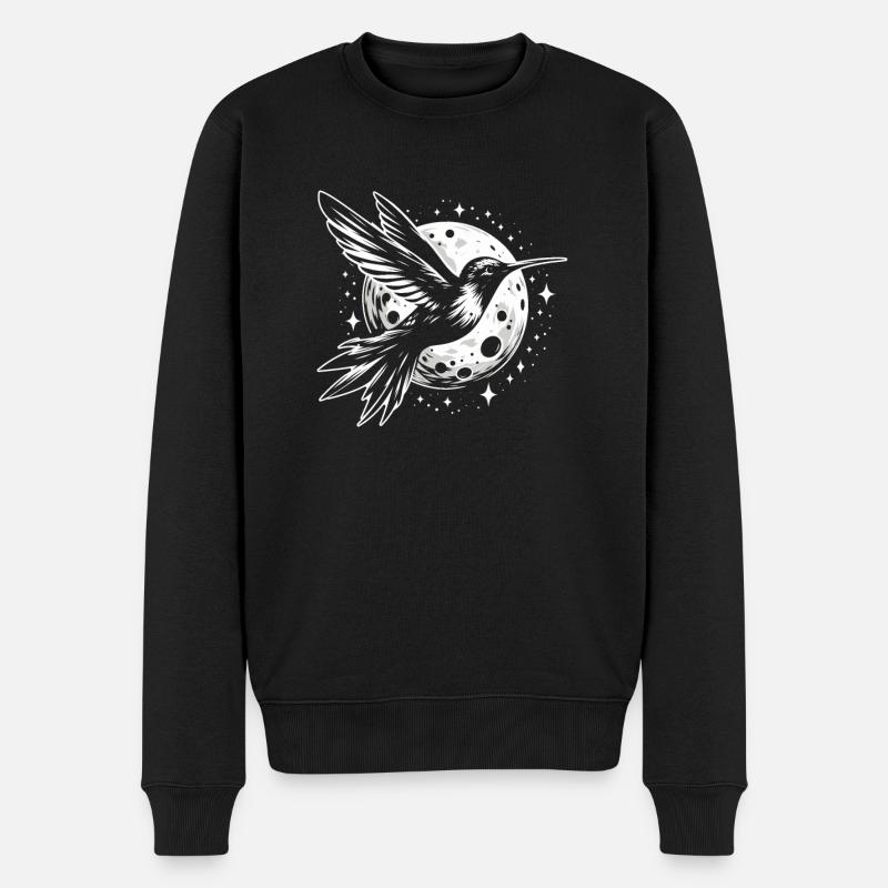 Colibri Dreamcatcher Oiseau - Pull Premium bio Homme - noir