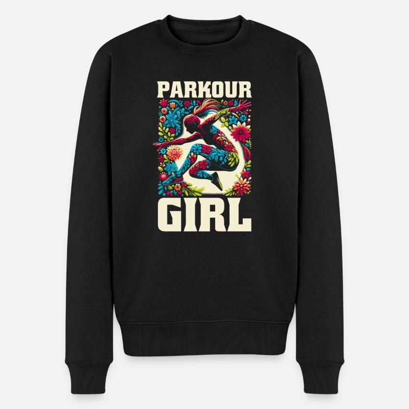 Parkour Parkour Fille - Pull Premium bio Homme - noir