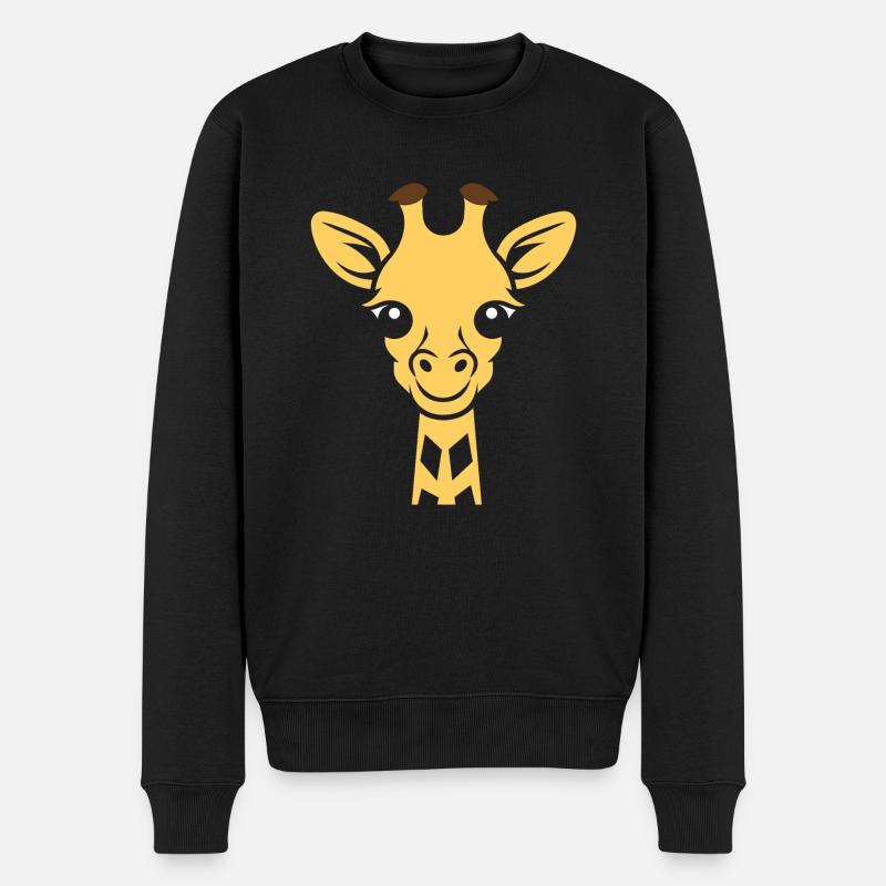 Tete de Girafe - Pull Premium bio Homme - noir