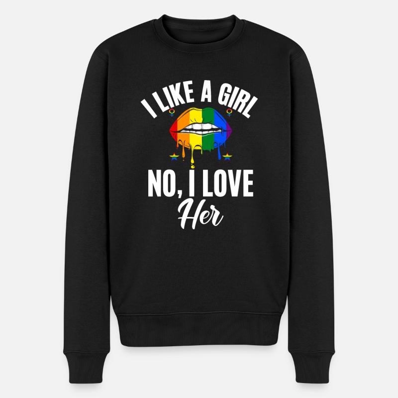 Cadeaux Lesbiens - Pull Premium bio Homme - noir