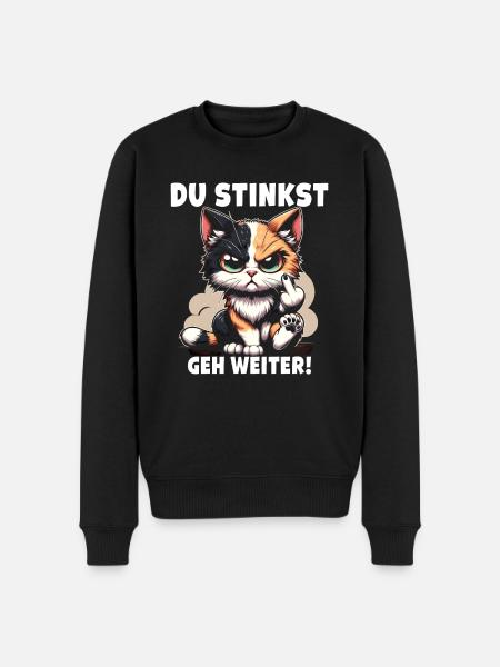 You stink Go on! Sarcastic - Men's Premium Organic Jumper - black