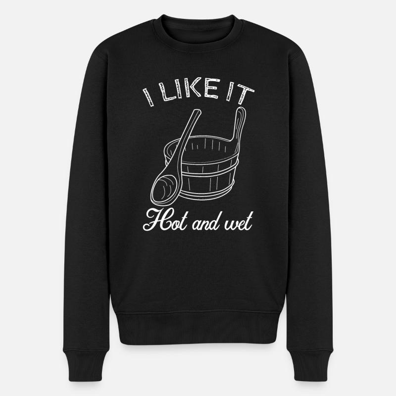 Sauna Saunas Bien-être - Pull Premium bio Homme - noir