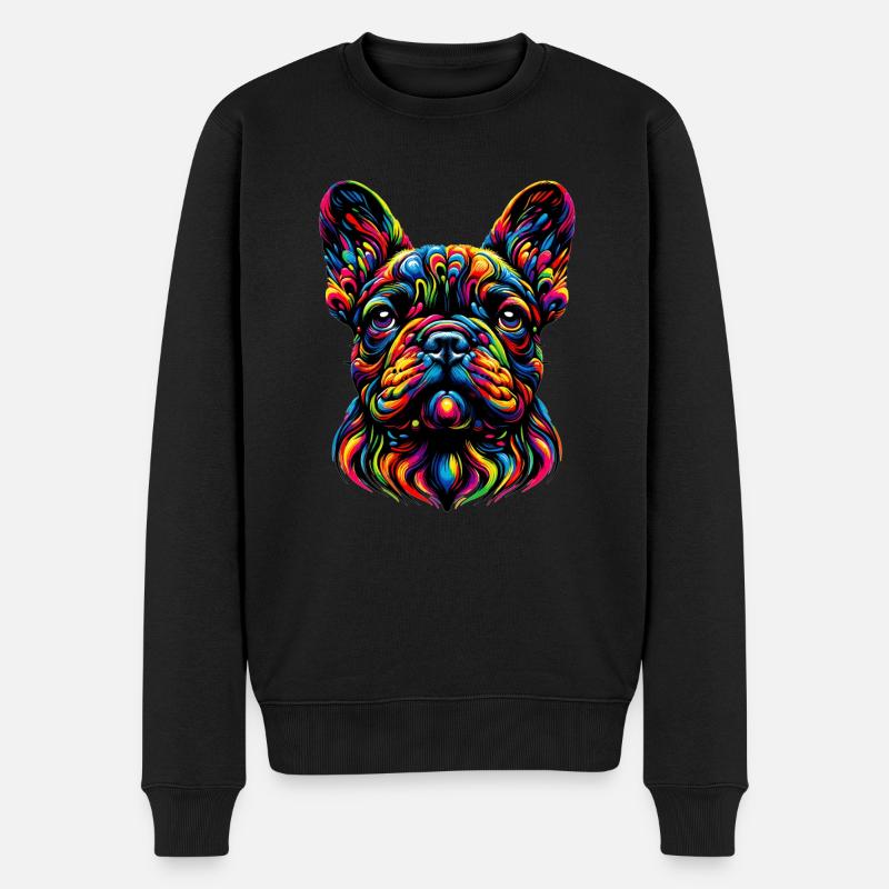 Bouledogue français - Pull Premium bio Homme - noir