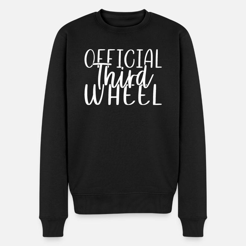 Single Gift - Männer Premium Bio Pullover - Schwarz