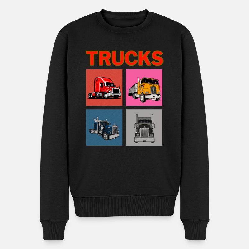 Camions - Pull Premium bio Homme - noir