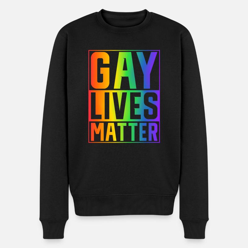 Cadeaux gays - Pull Premium bio Homme - noir