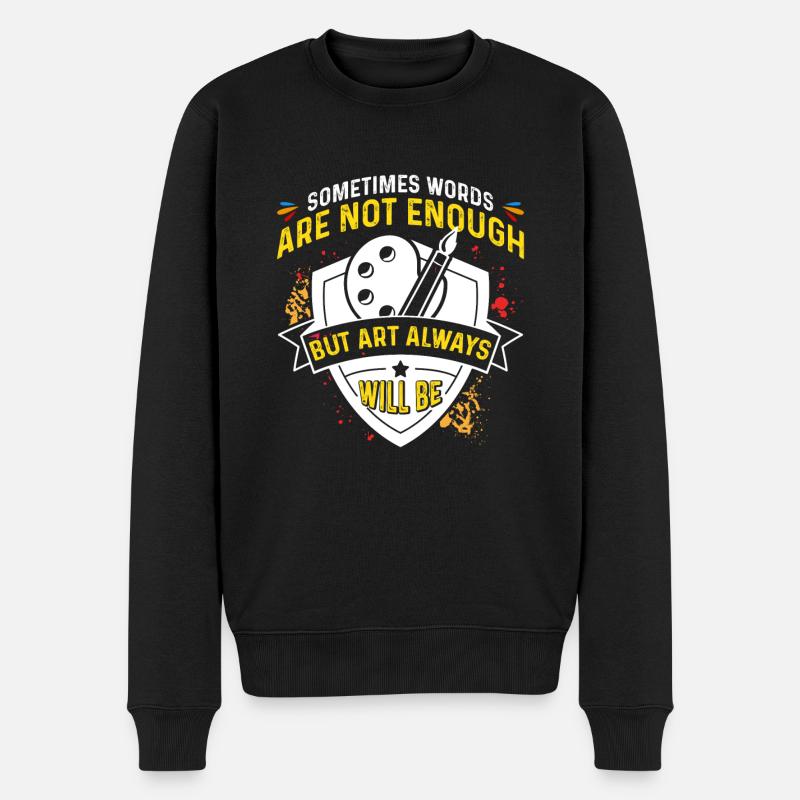 Art-Thérapeute, Dessin Graphique, Design d’Art - Pull Premium bio Homme - noir