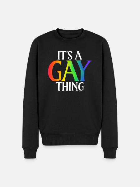 Cadeaux gays - Pull Premium bio Homme - noir
