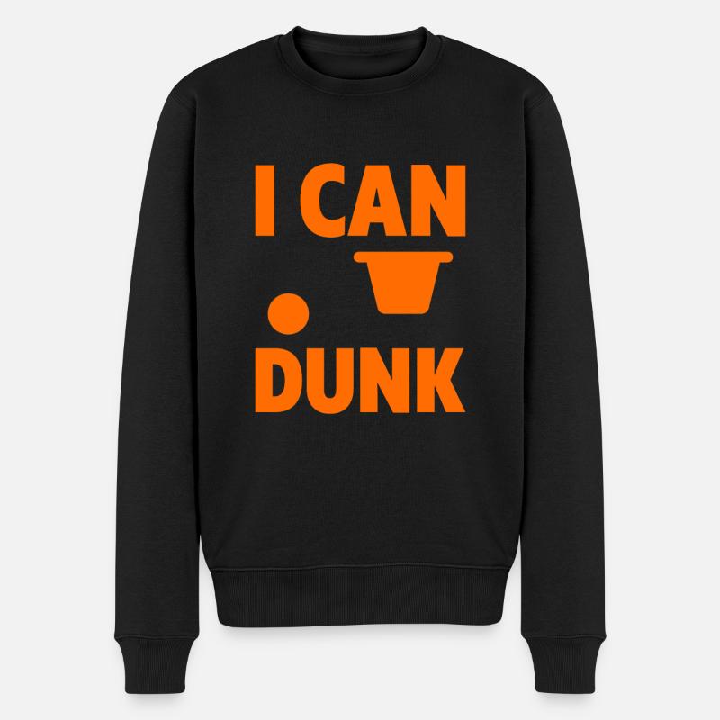 I Can Dunk 2 - Männer Premium Bio Pullover - Schwarz