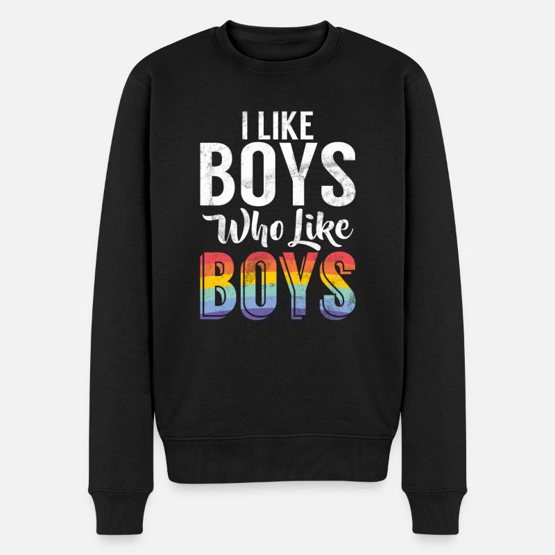 Cadeaux gays - Pull Premium bio Homme - noir