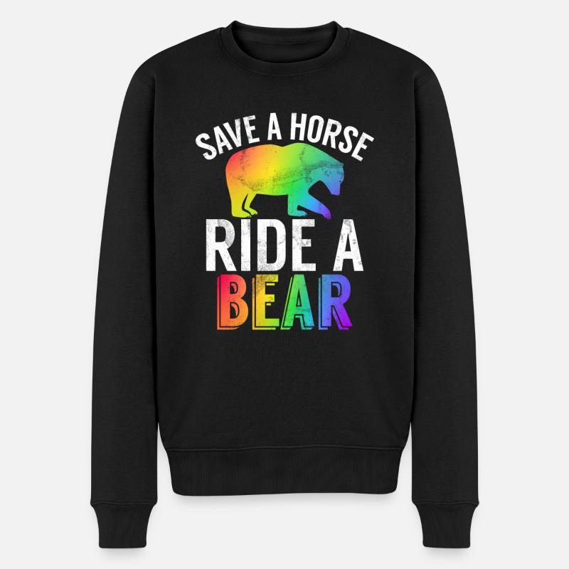 Cadeaux gays - Pull Premium bio Homme - noir