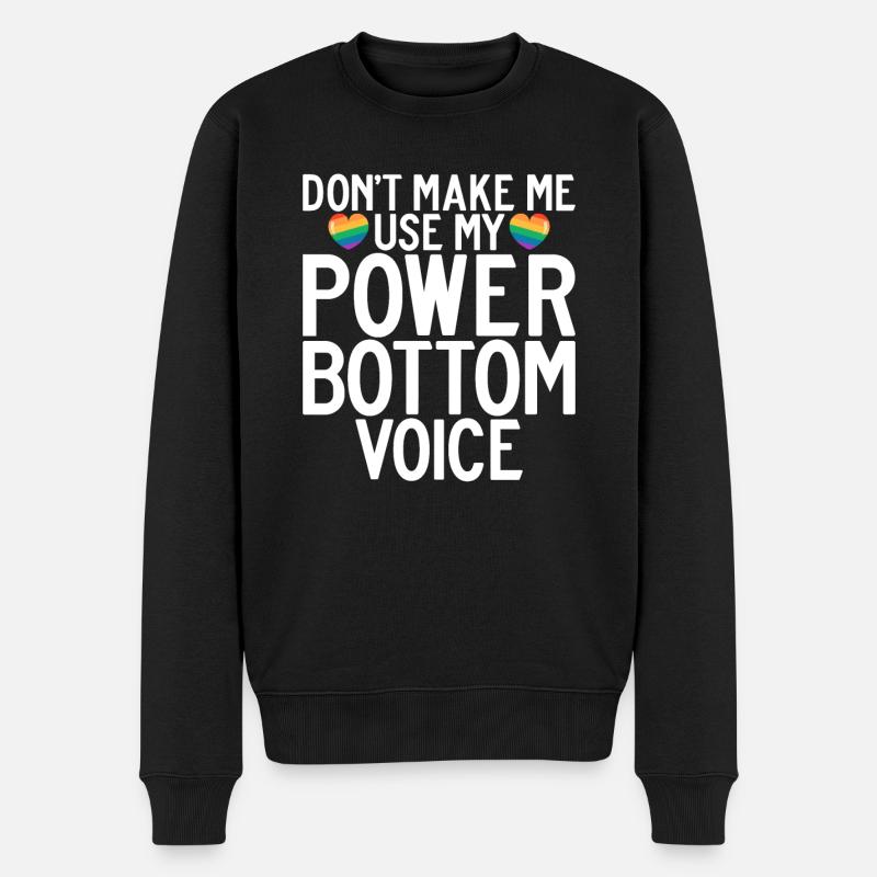 Cadeaux gays - Pull Premium bio Homme - noir