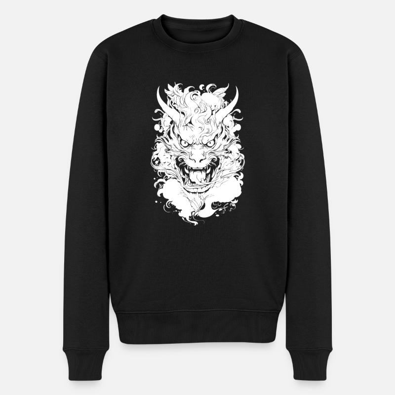 Année du Dragon 2024 - Pull Premium bio Homme - noir